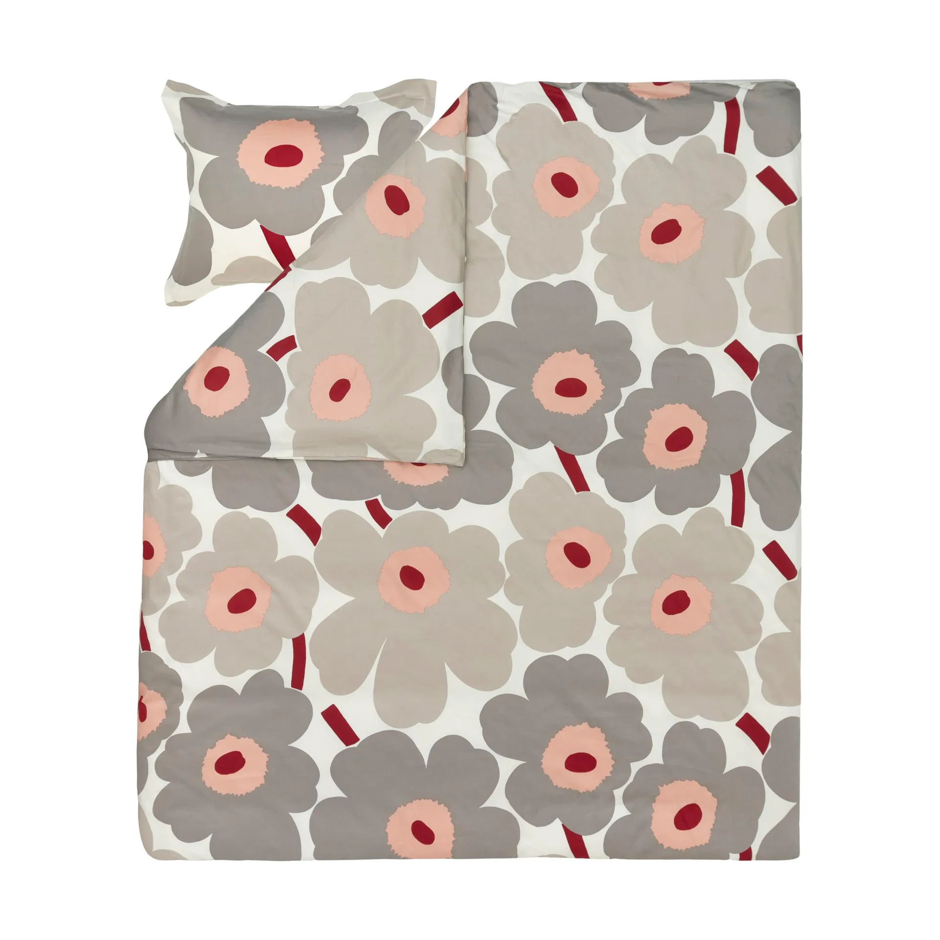 Unikko shape πιάτο 20 εκ., Off white-warm grey-pink Marimekko