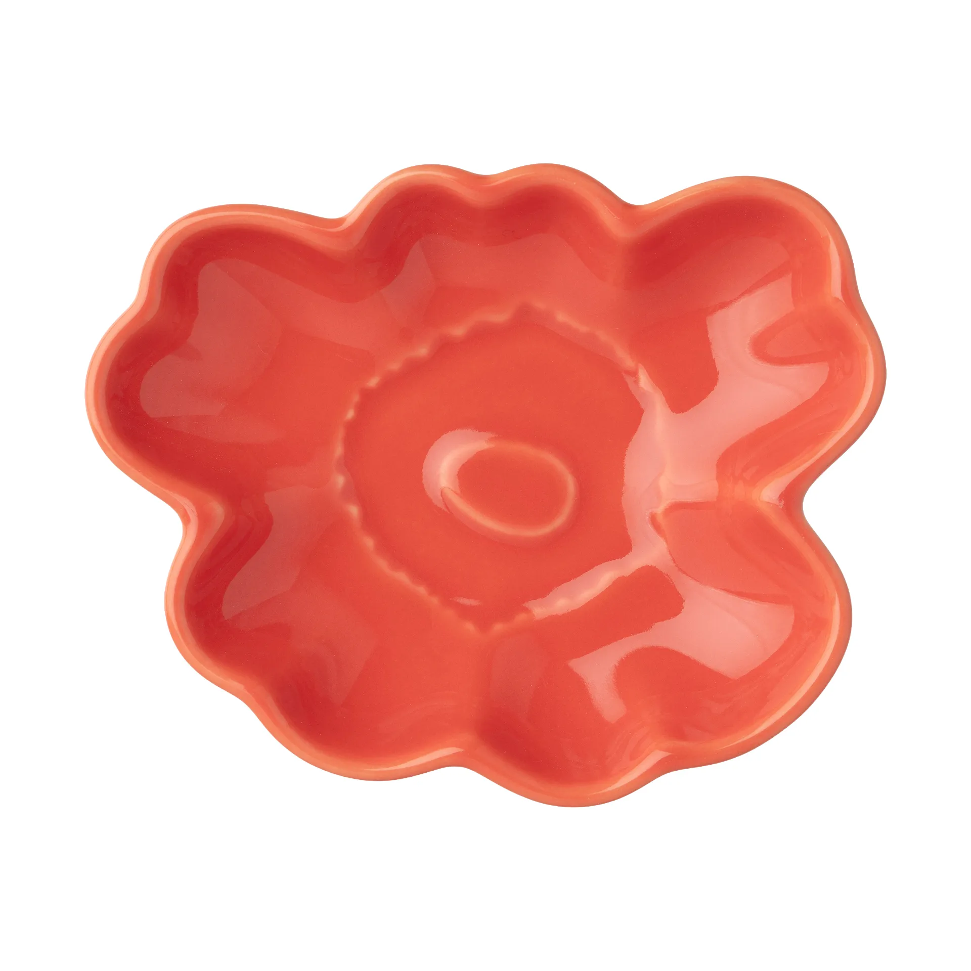 Unikko shape πιάτο 9,5 εκ., Orange red Marimekko