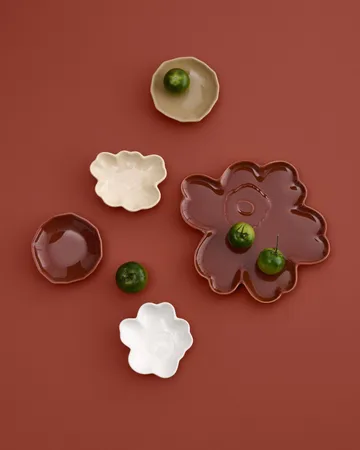 Unikko shape πιάτο - Chestnut - Marimekko