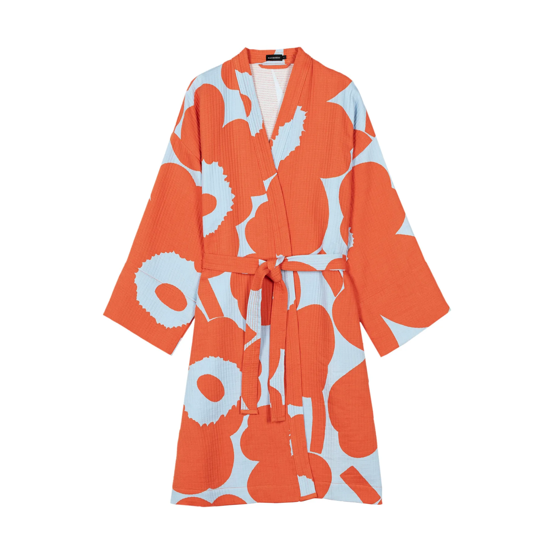 Μπουρνούζι Unikko waffle L, L. blue-orange Marimekko