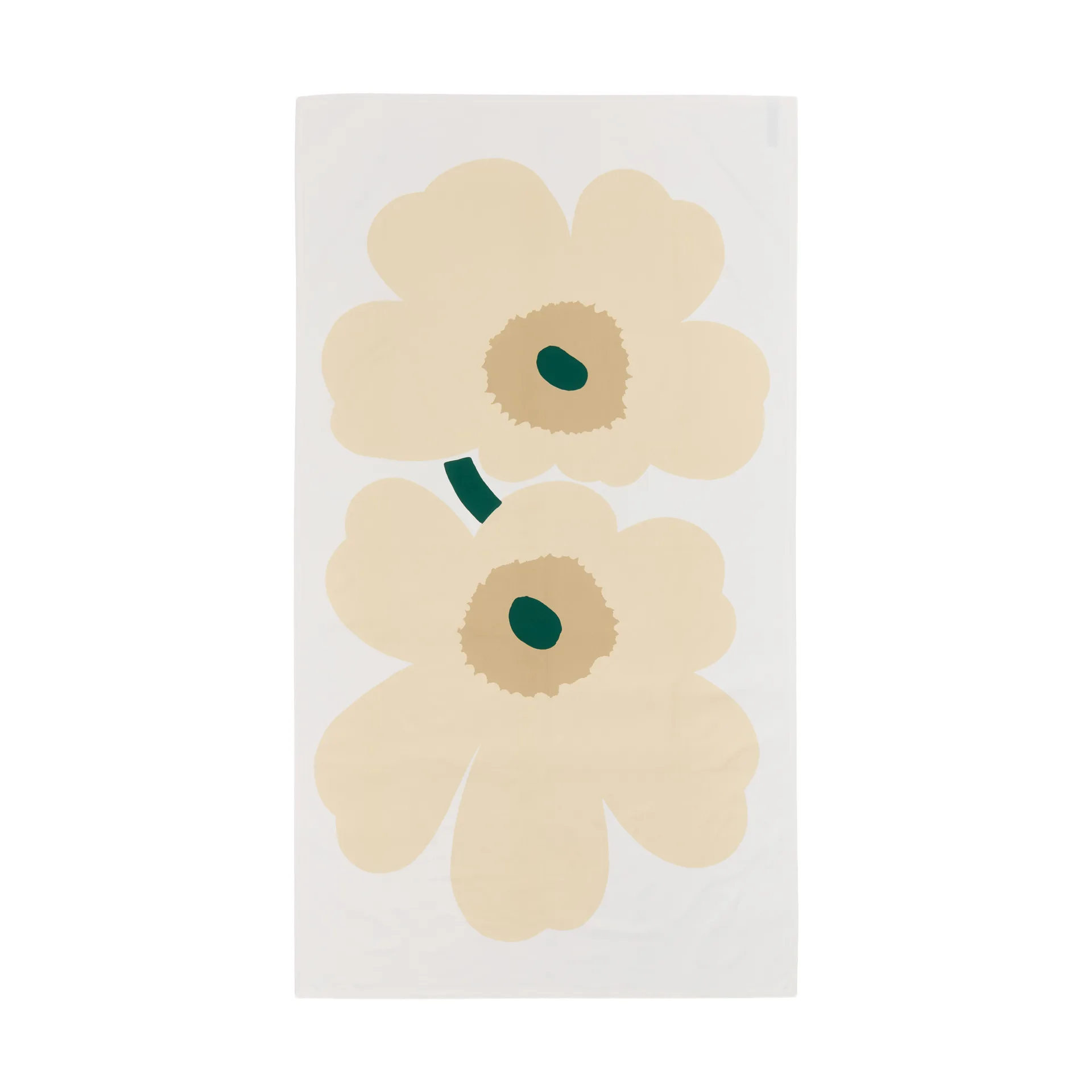 Τραπεζομάντηλο Unikko, White-hay-sand-emerald Marimekko