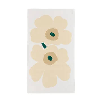 Τραπεζομάντηλο Unikko - White-hay-sand-emerald - Marimekko