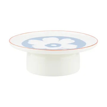 Πιατέλα σερβιρίσματος Unikko - White-light blue-orange red, Ø24 cm - Marimekko