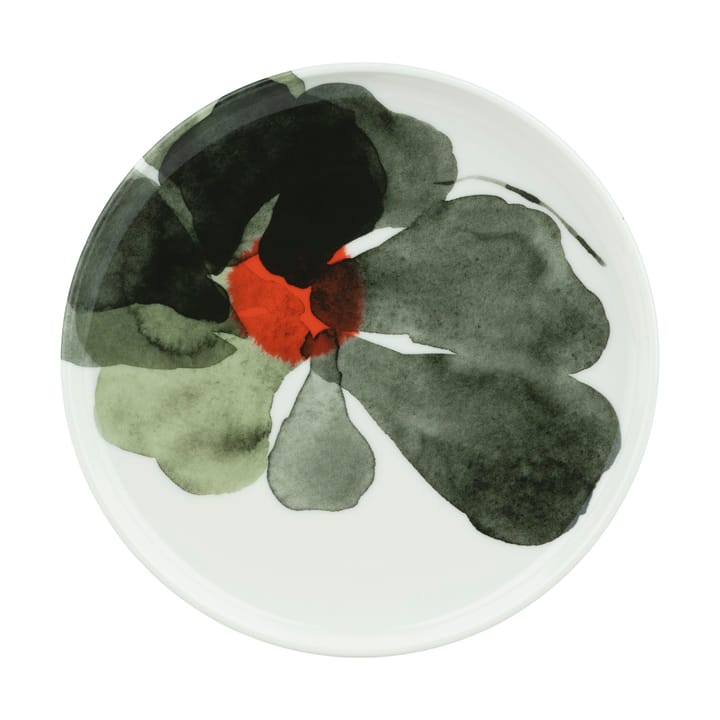 Πιάτο Valssi Ø20 cm - White-forest green-tomato red - Marimekko