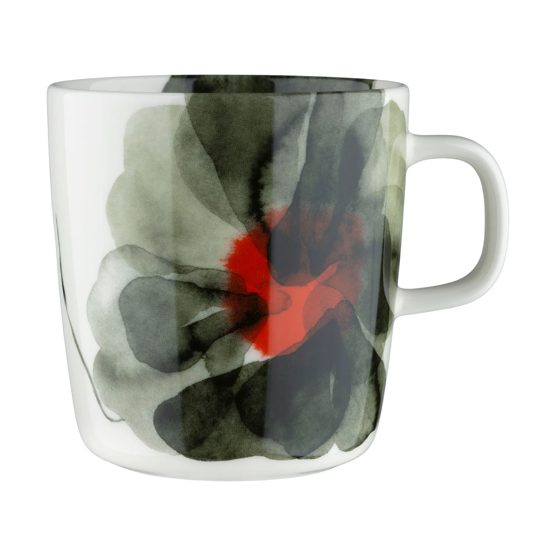 Valssi κούπα 40 cl, White-forest green-tomato red Marimekko
