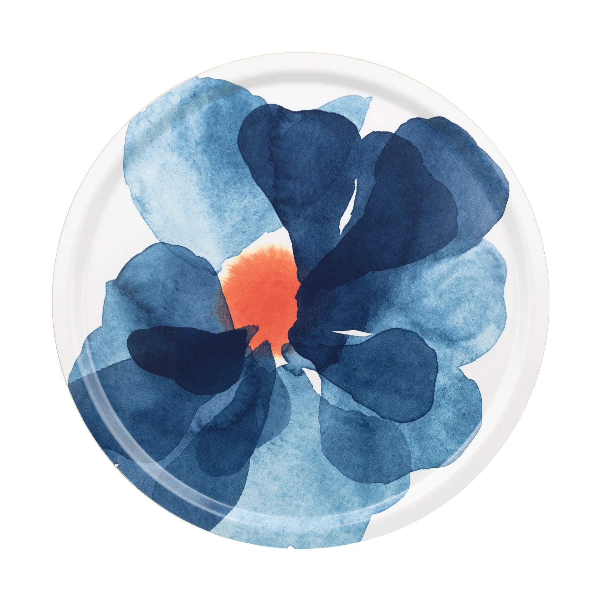 Valssi δίσκος Ø46 εκ., White-blue-orange Marimekko