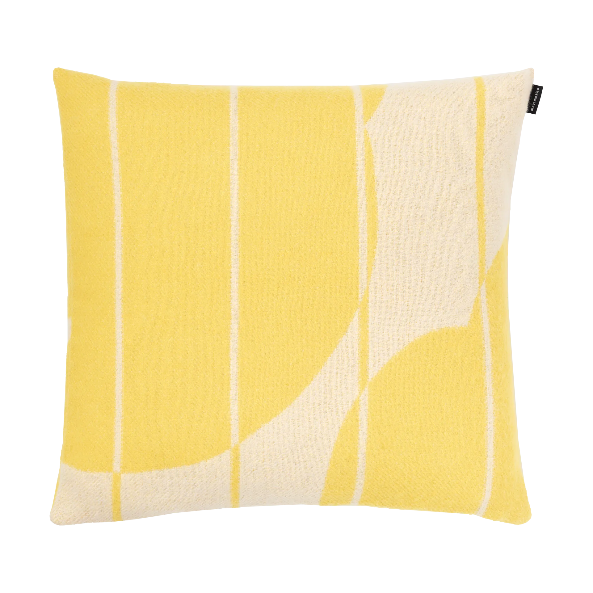 Vesi Unikko κάλυμμα μαξιλαριού μαλλί 50x50 cm, Spring yellow-ecru Marimekko