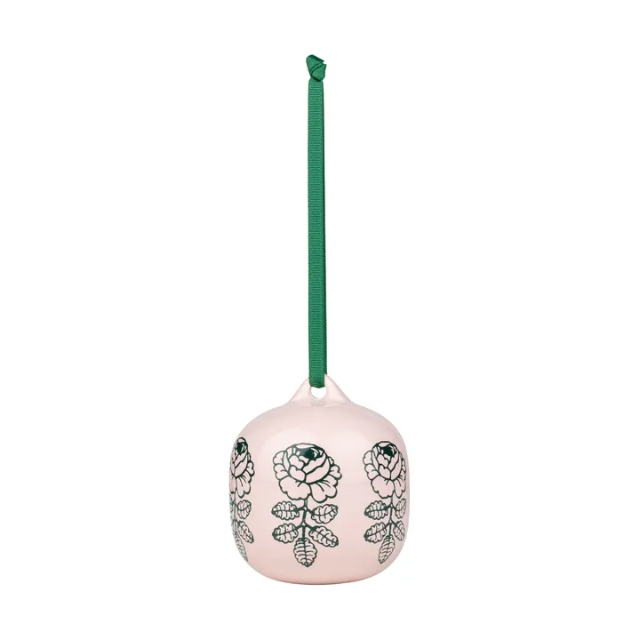 Vihkiruusu χριστουγεννιάτικη μπάλα - Ροζ, 7x7 εκ. - Marimekko