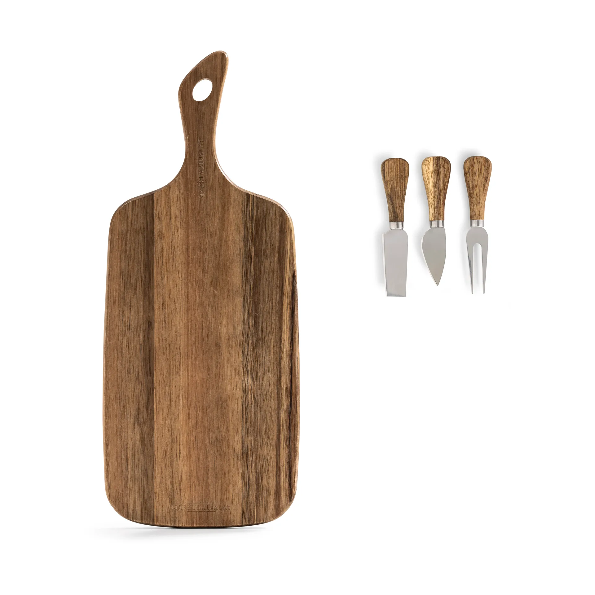 Markus μικρός δίσκος σερβιρίσματος 20x48 cm, Ακακία Markus Aujalay