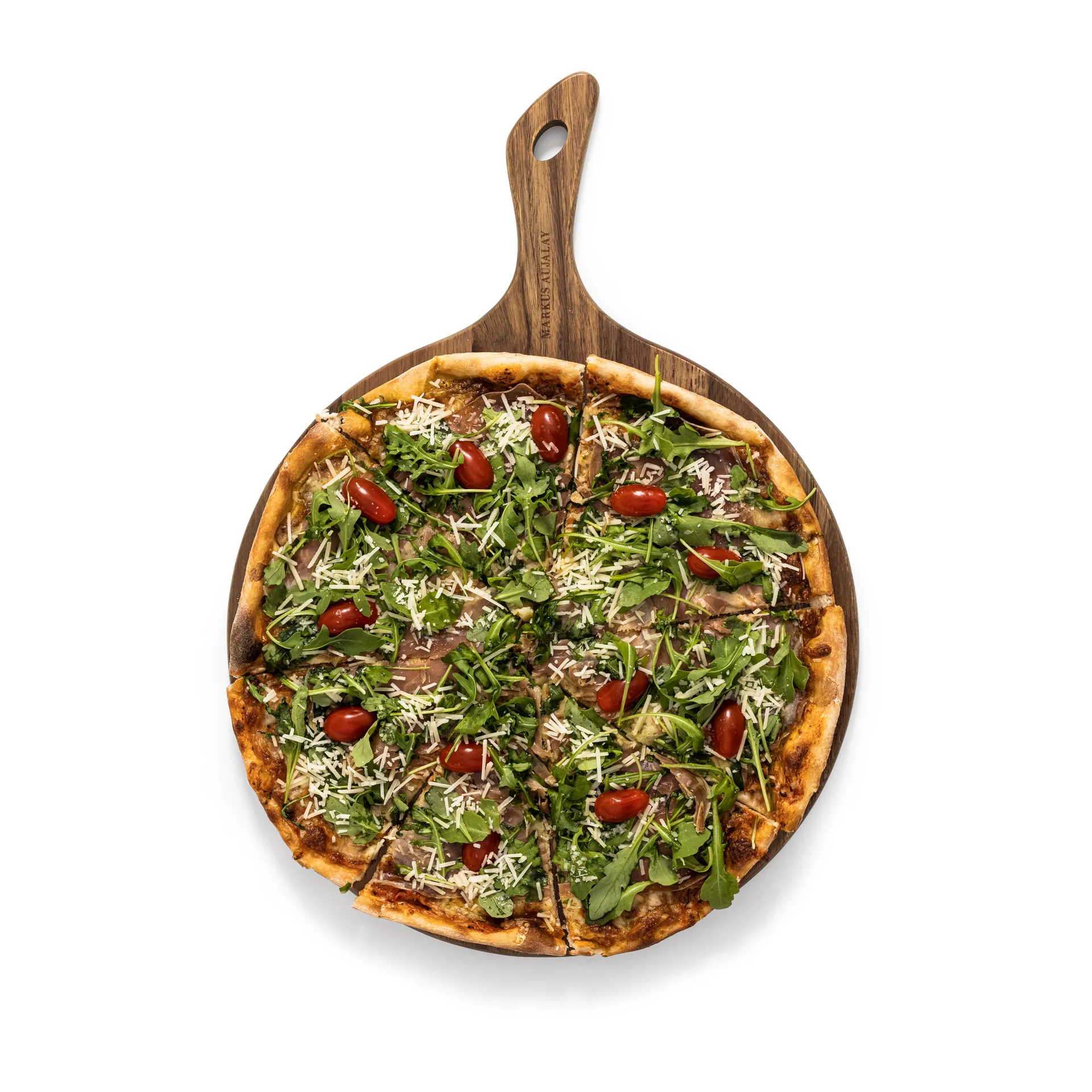 Markus στρογγυλός δίσκος σερβιρίσματος 35x48 cm, Ακακία Markus Aujalay