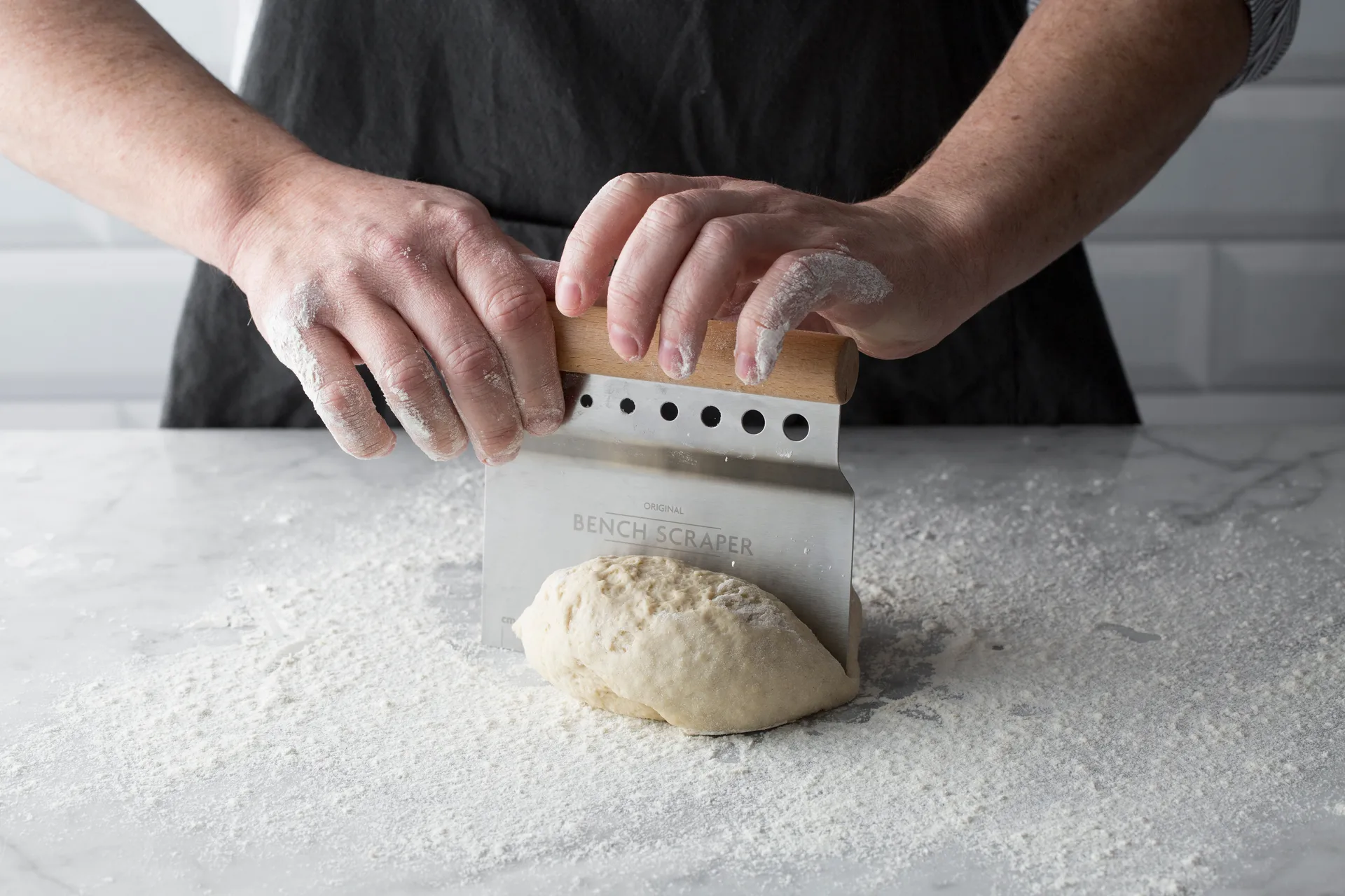 Innovative ξύστρα πάγκου 15 cm, Κρεμ-γκρι Mason Cash