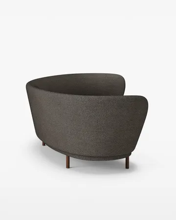 Dandy 4-θέσιος καναπές - Sacho Safire 001-καρυδίσια πόδια - Massproductions