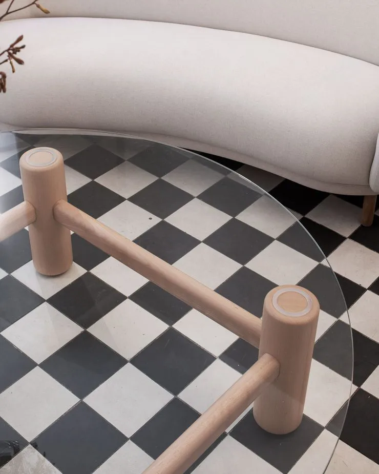 Διθέσιος καναπές, Dandy, Δρυς-Geneva shingle - 2854/120 Massproductions