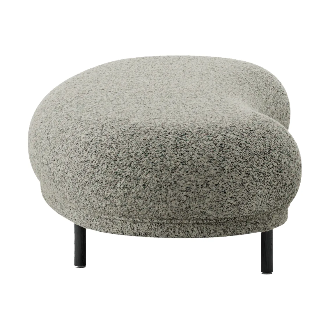 Dandy ottoman, Black oak-Spiral 23 Monochrome Massproductions