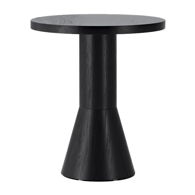 Τραπέζι, Draft, 50 εκ - Φλαμουριά χρωματισμένη μαύρη - Massproductions
