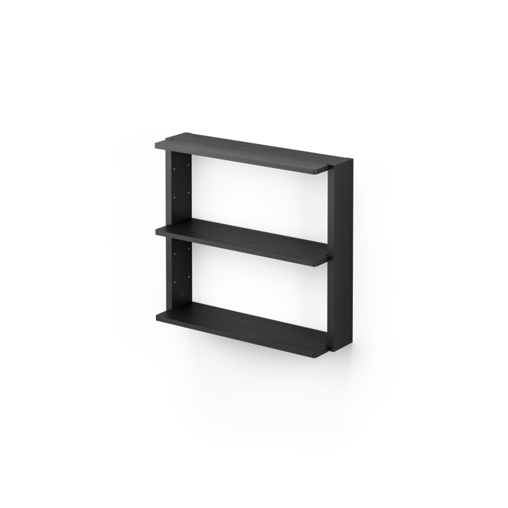 Gridlock - ράφι S1-A3-0 - Φλαμουριά χρωματισμένη μαύρη - Massproductions