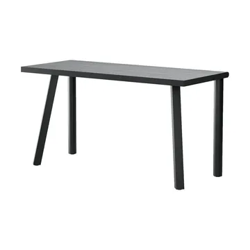 Γραφείο Homework 140x60 cm - Μαύρο βαμμένη οξιά - Massproductions