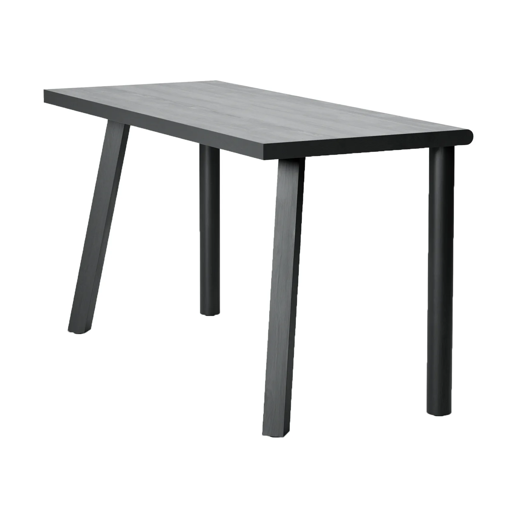 Γραφείο Homework 140x60 cm, Μαύρο βαμμένη οξιά Massproductions