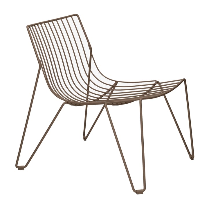 Αναπαυτική καρέκλα lounge, Tio - Καφέ παλ - Massproductions