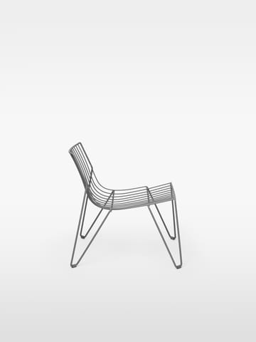 Αναπαυτική καρέκλα lounge, Tio - Γκρι της πέτρας - Massproductions