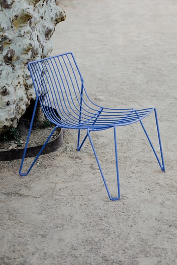 Αναπαυτική καρέκλα lounge, Tio - Έντονο μπλε της θάλασσας - Massproductions