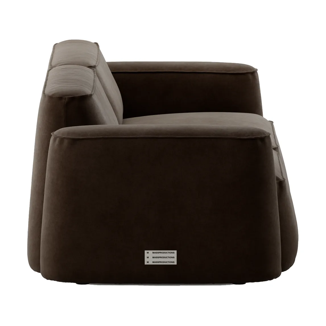 Patch 2,5 θέσεων καναπές, Gabriel Comfort+ 01566 Massproductions