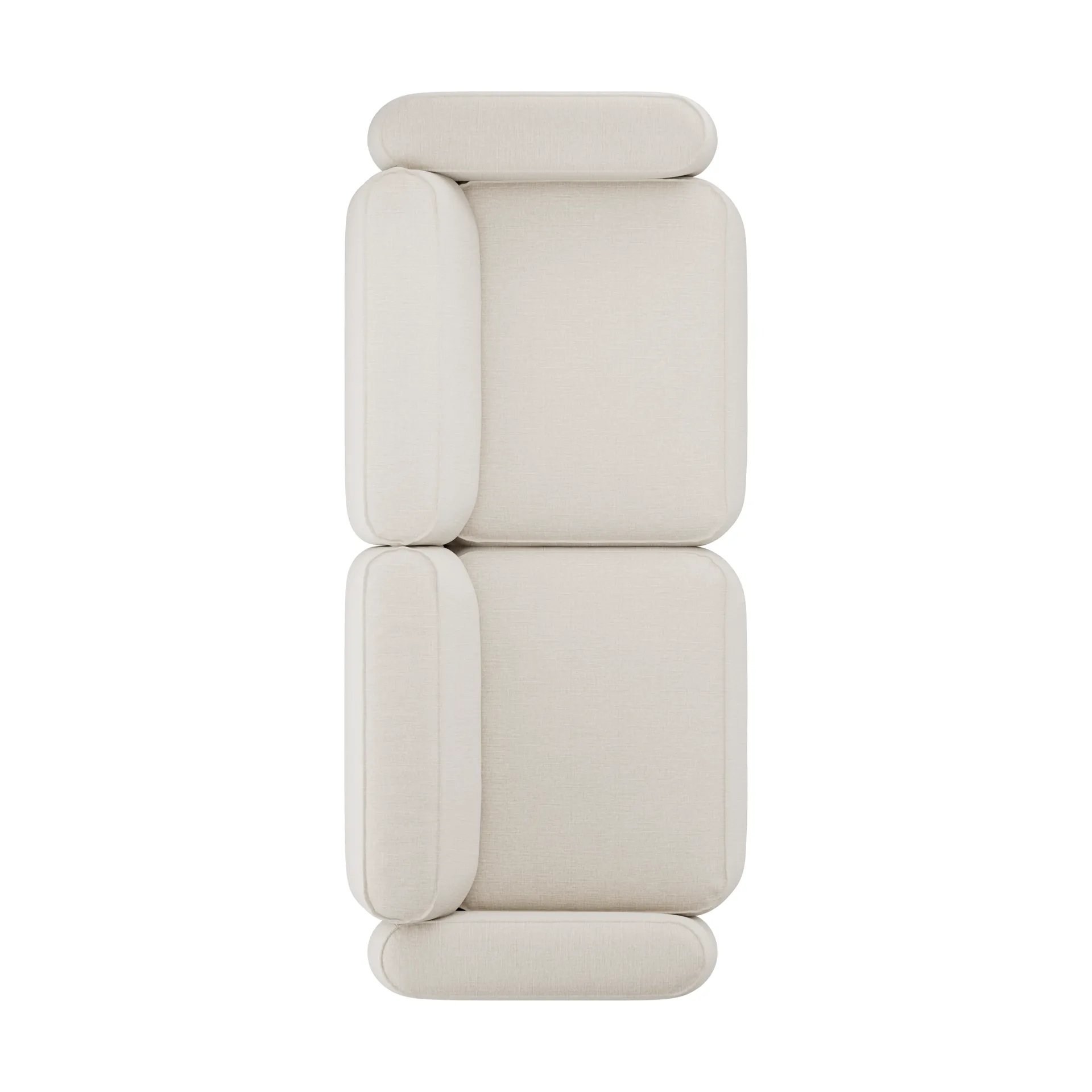 Patch 2,5 θέσεων καναπές, Linara 05 Porridge Massproductions