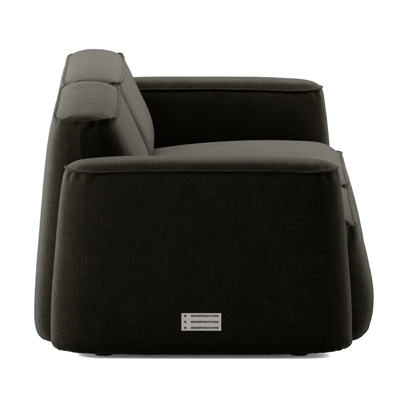 Patch 2,5 θέσεων καναπές, Linara 90 Espresso Massproductions