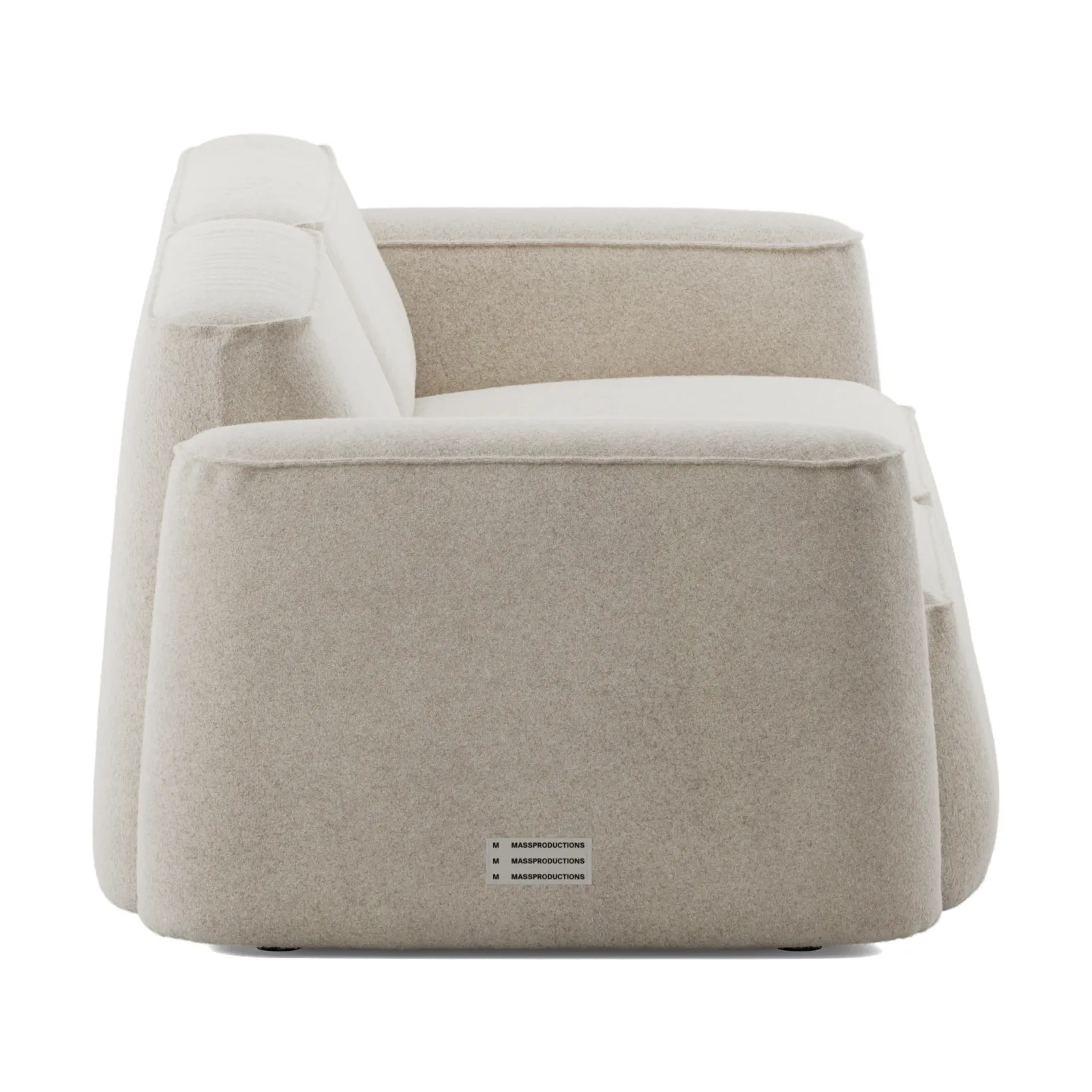 Patch 2,5 θέσεων καναπές, Spiral 21 Chalk Massproductions