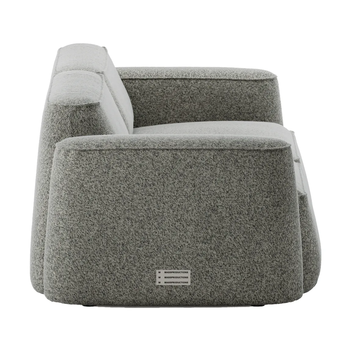 Patch 2,5 θέσεων καναπές, Spiral 23 Monochrome Massproductions