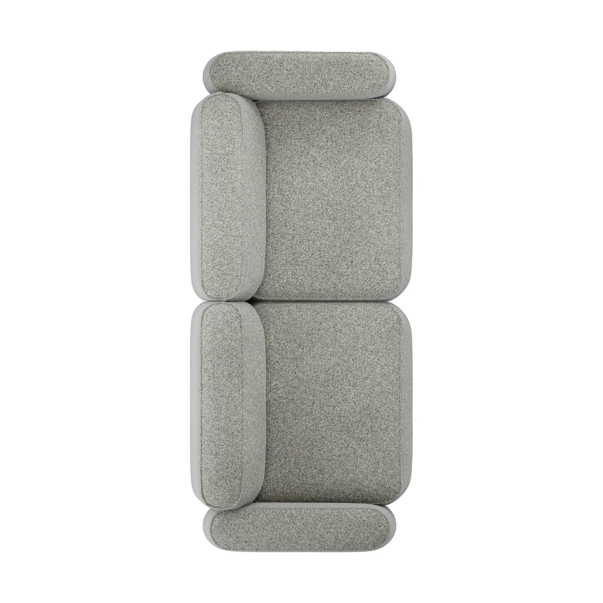 Patch 2,5 θέσεων καναπές, Spiral 23 Monochrome Massproductions