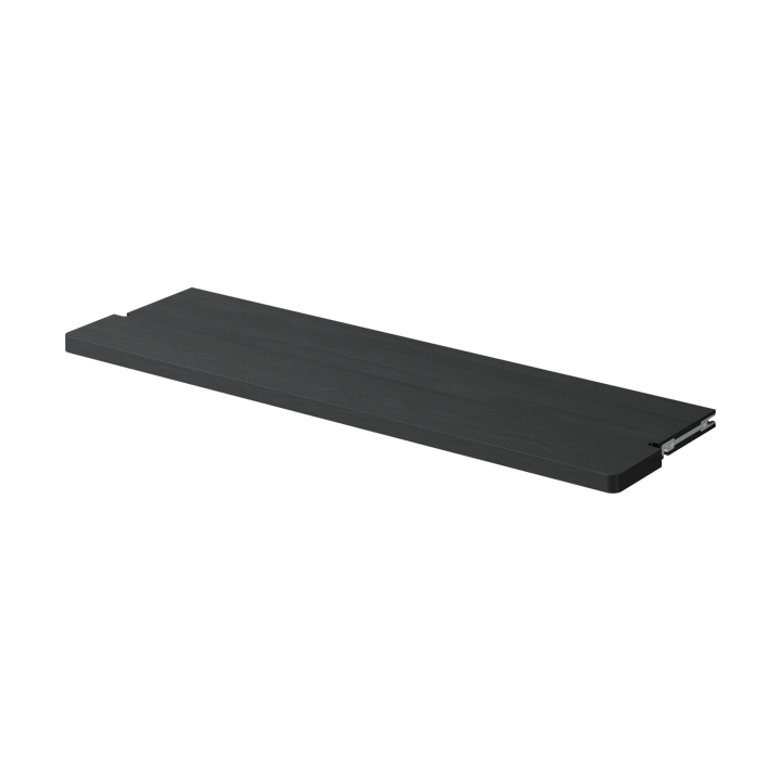 Ράφι W800, Gridlock - Φλαμουριά χρωματισμένη μαύρη - Massproductions