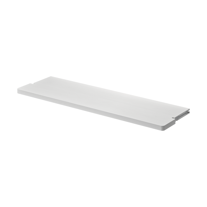 Ράφι W800, Gridlock - Φλαμουριά χρωματισμένη λευκή - Massproductions
