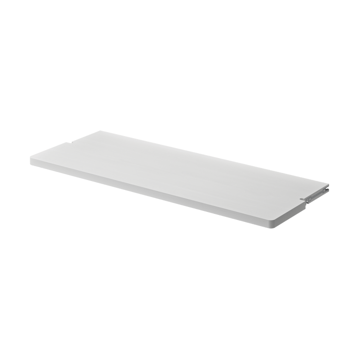 Βαθύ ράφι W800, Gridlock - Φλαμουριά χρωματισμένη λευκή - Massproductions