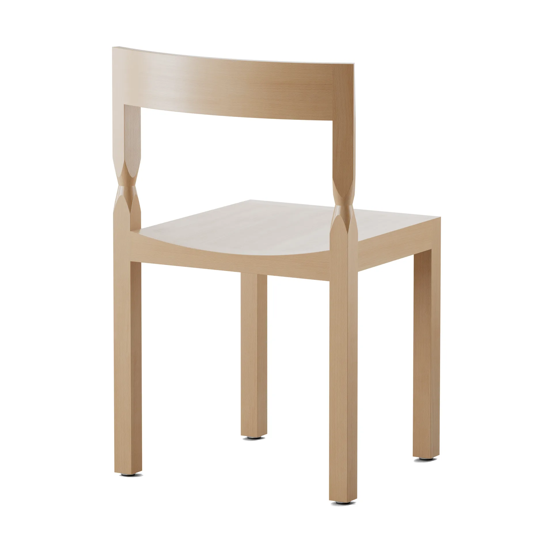 Woodwerk καρέκλα, Natural beech Massproductions
