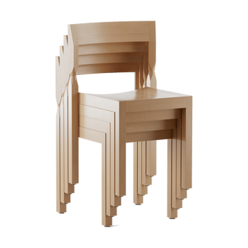 Woodwerk καρέκλα - Natural beech - Massproductions