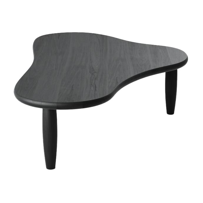Τραπέζι σε σχήμα λακούβας - Φλαμουριά χρωματισμένη μαύρη - Massproductions