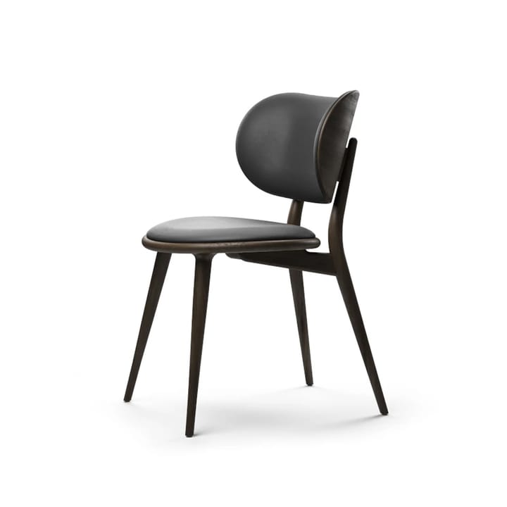 Καρέκλα τραπεζαρίας - μαύρο δέρμα, οξιά χρωματισμένη μαύρη - Mater