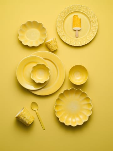Basic πιάτο 21 cm - Κίτρινο - Mateus