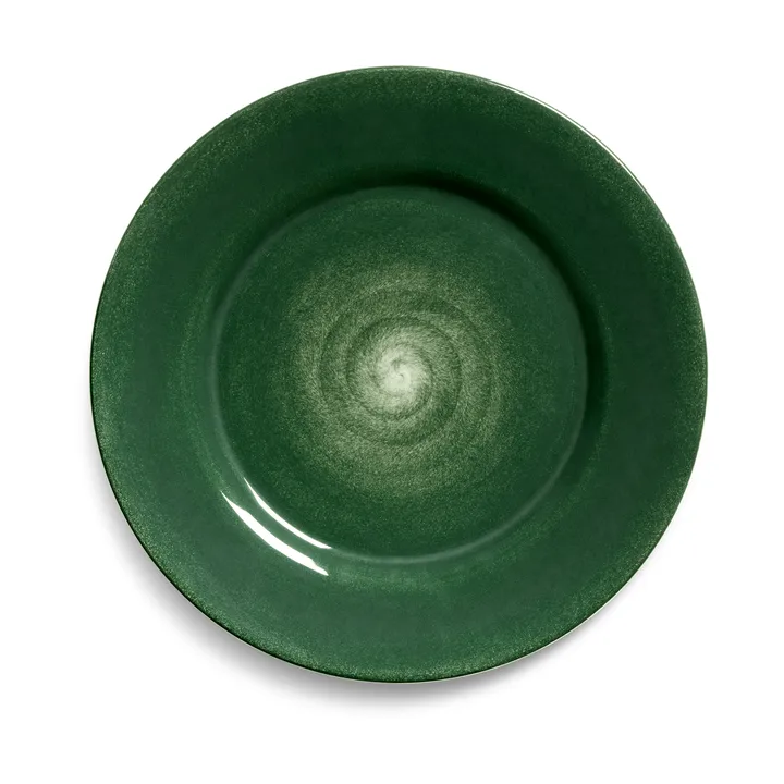 Basic πιάτο 25 cm - Forest green - Mateus