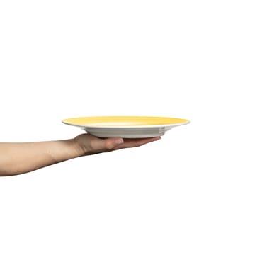 Basic πιάτο 25 cm - Κίτρινο - Mateus