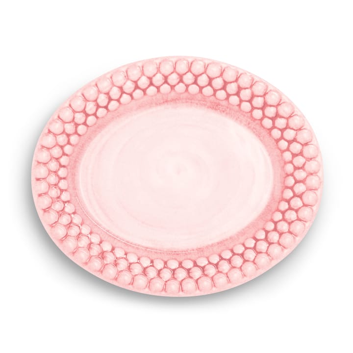 Bubbles οβάλ πιάτο 20 cm - ανοιχτό ροζ - Mateus