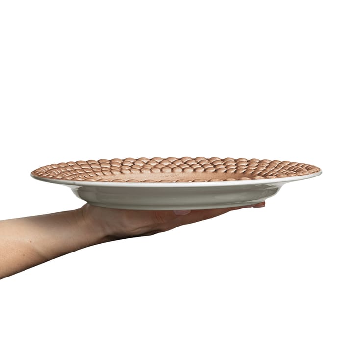 Bubbles πιάτο 28 cm, κανέλα Mateus