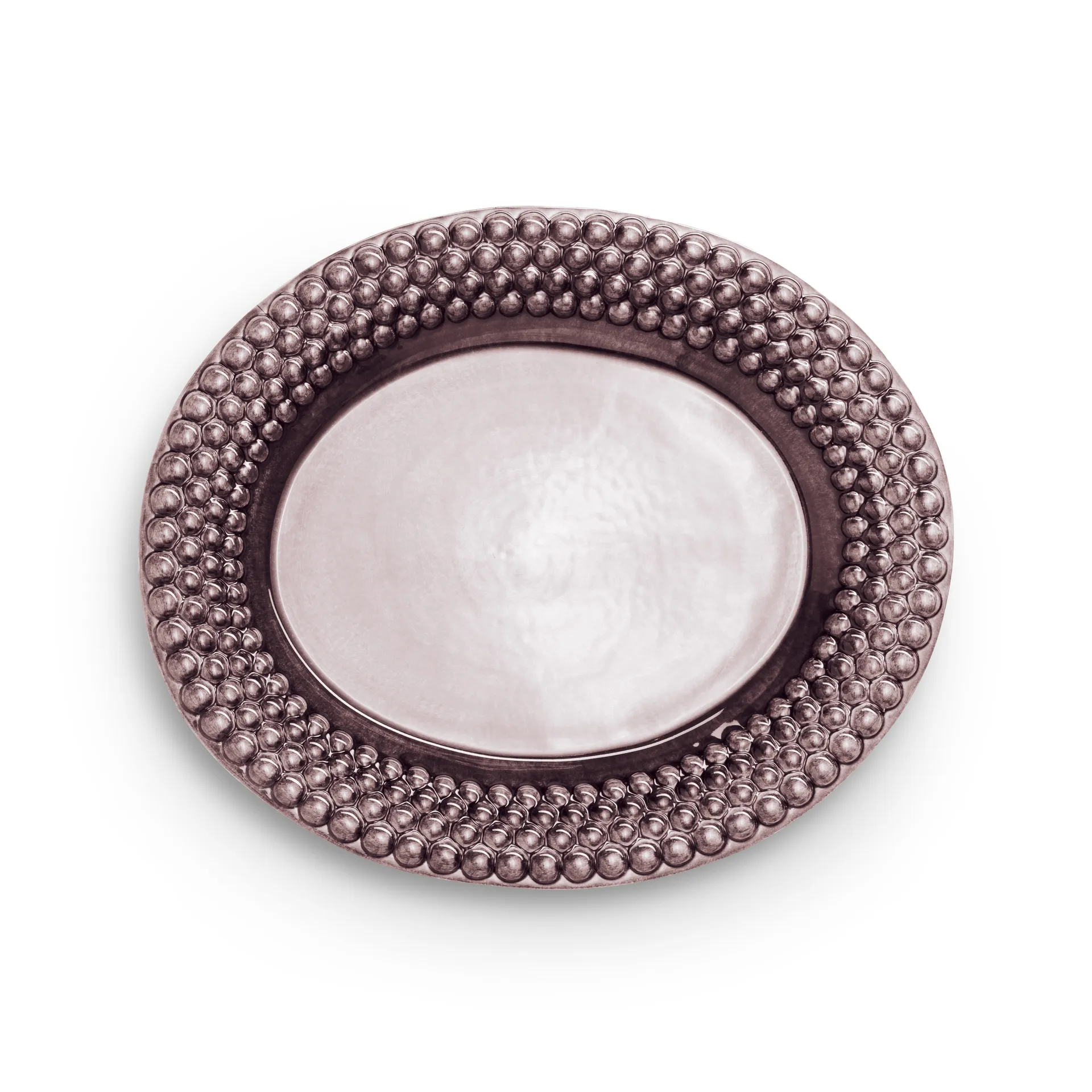 Bubbles οβάλ μεγάλος δίσκος 35 cm, Δαμάσκηνο Mateus