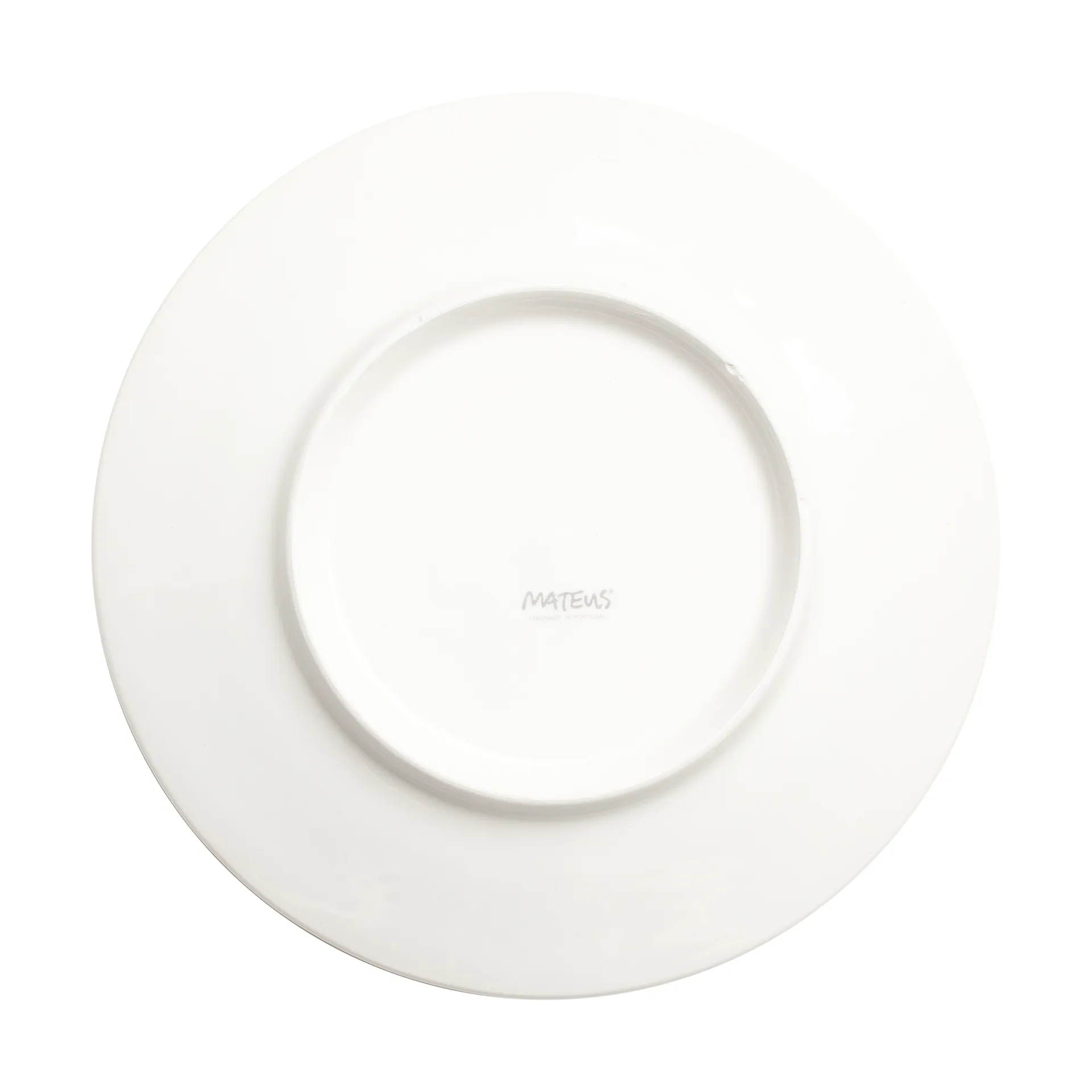 Πιάτο Flowers water lilies Ø20 cm, Άσπρο Mateus