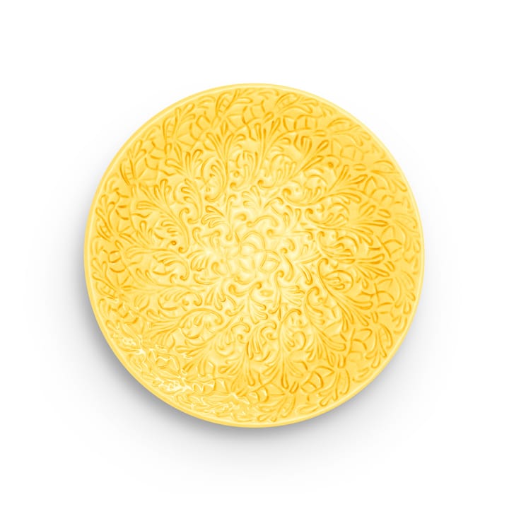 Lace πιάτο 20 cm - Κίτρινο - Mateus