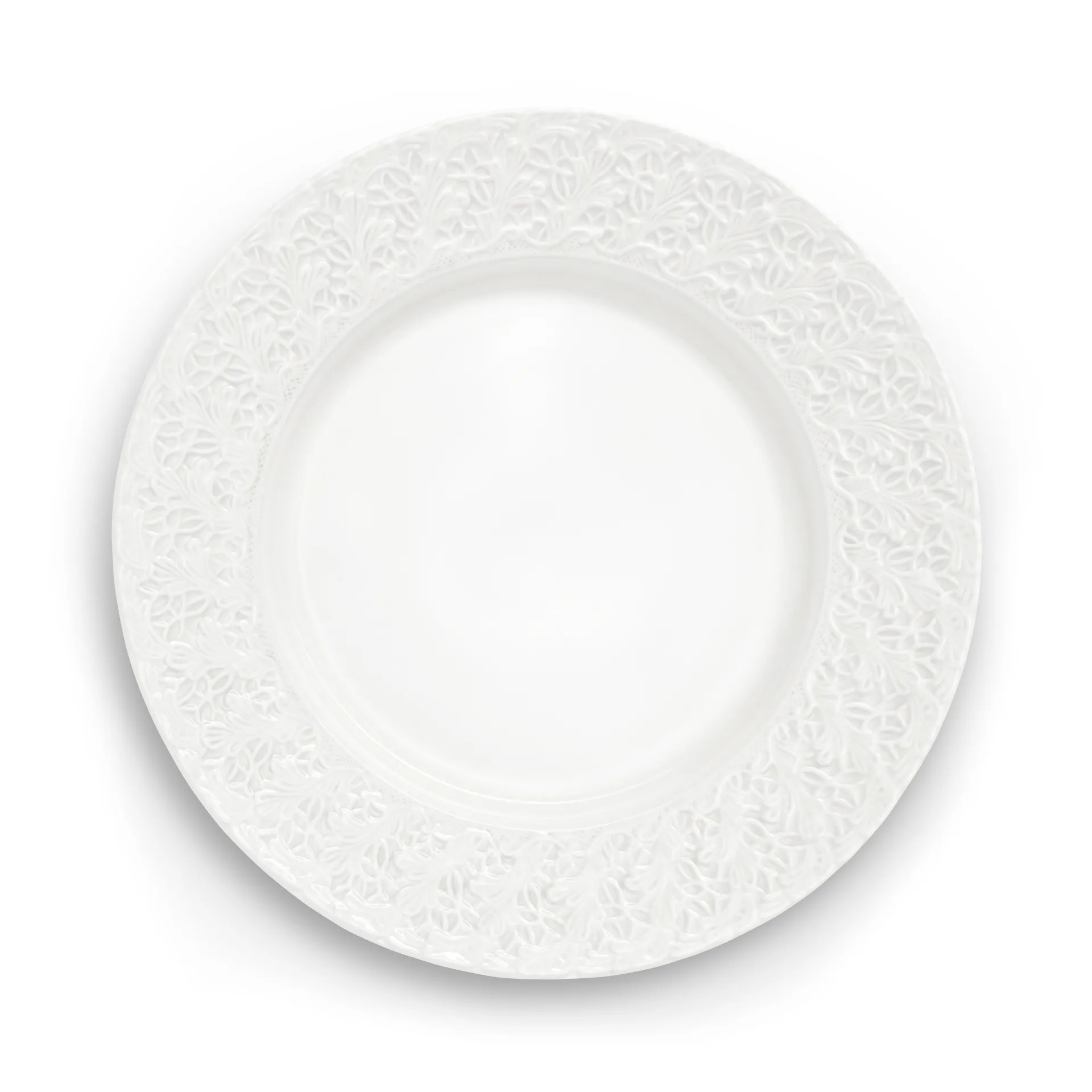 Lace πιάτο 32 cm, Λευκό Mateus