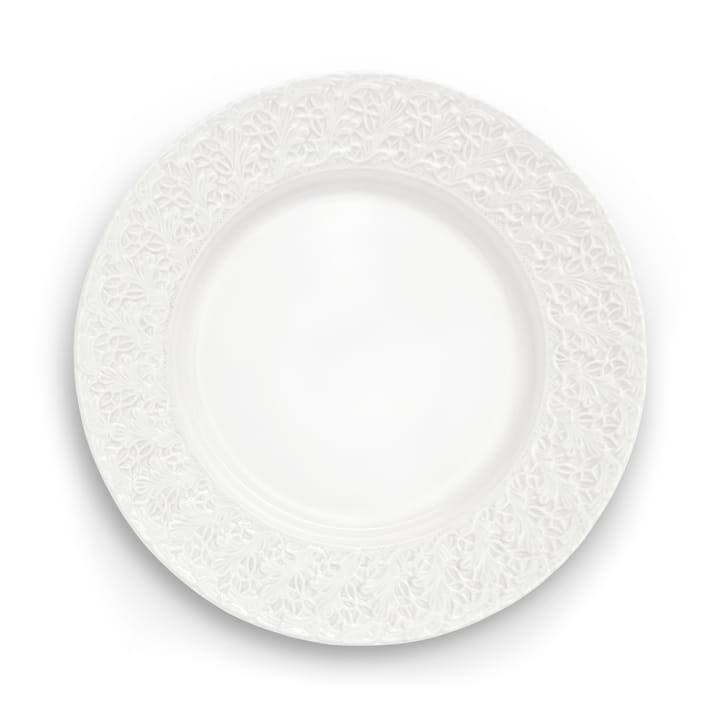 Lace πιάτο 32 cm - Λευκό - Mateus