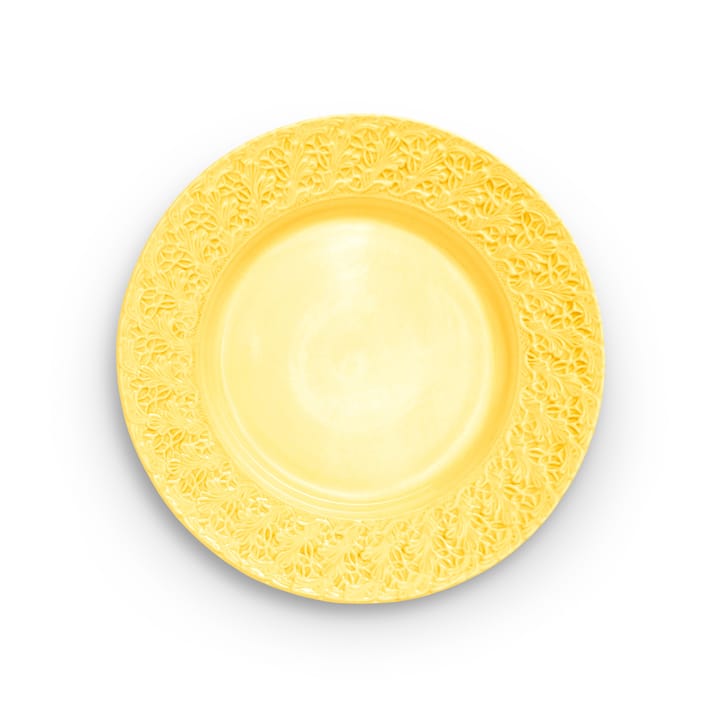 Lace πιάτο 32 cm - Κίτρινο - Mateus