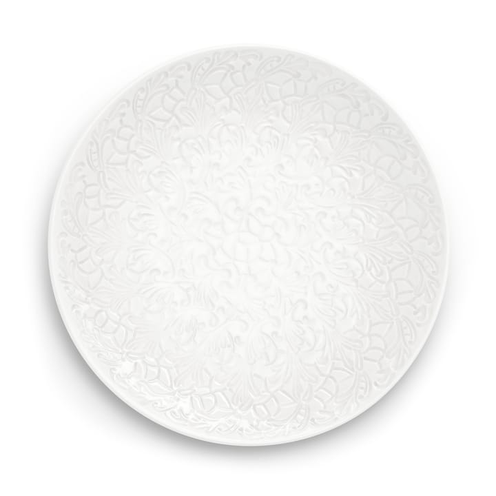 Lace πιατάκι Ø 34 cm - Λευκό - Mateus